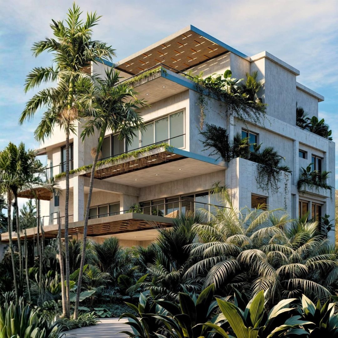 Exclusive two-level beachfront penthouses for sale in Playa Cosón. Luxury 2-bed units with terraces, jacuzzi, ocean views, and resort amenities. Limited pre-sale units available