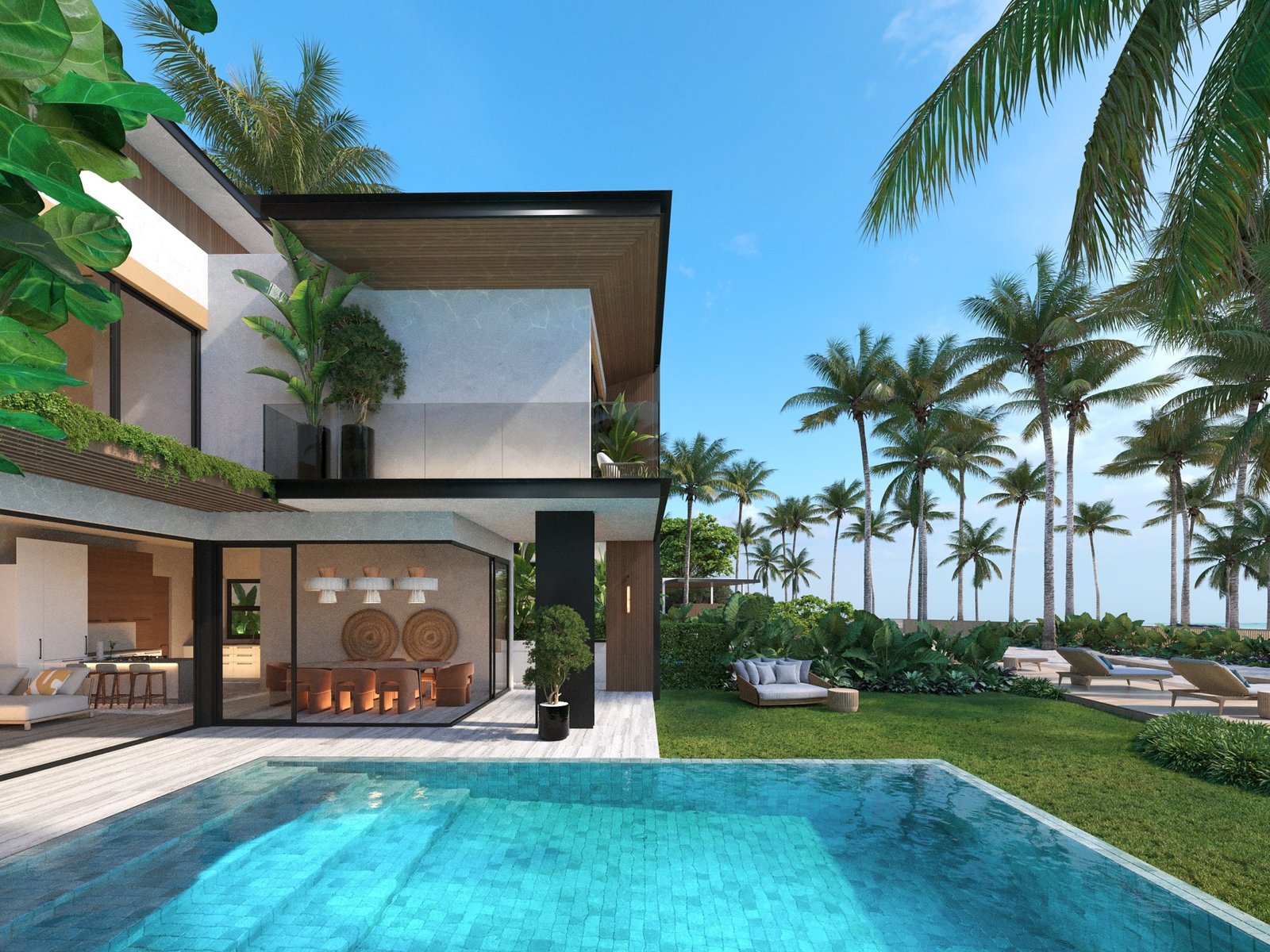 Oceanfront 3-Bedroom Villa in Playa Portillo, Las Terrenas