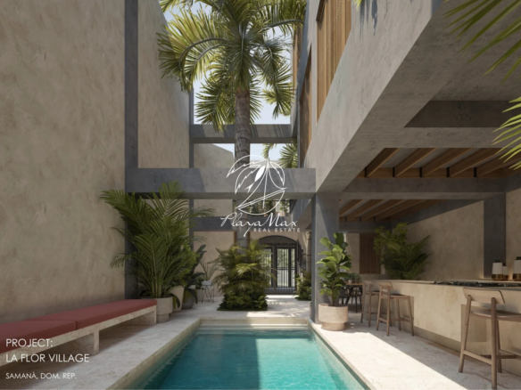 3 bedroom tropical villa near the beach in Las Terrenas Dominican Republic