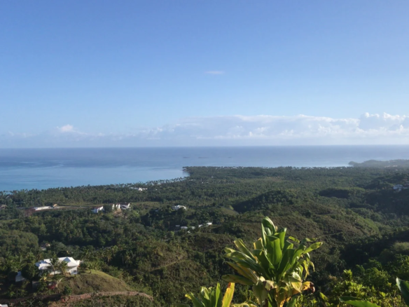 Ocean-view development lot for sale in Playa Cosón Las Terrenas Dominican Republic